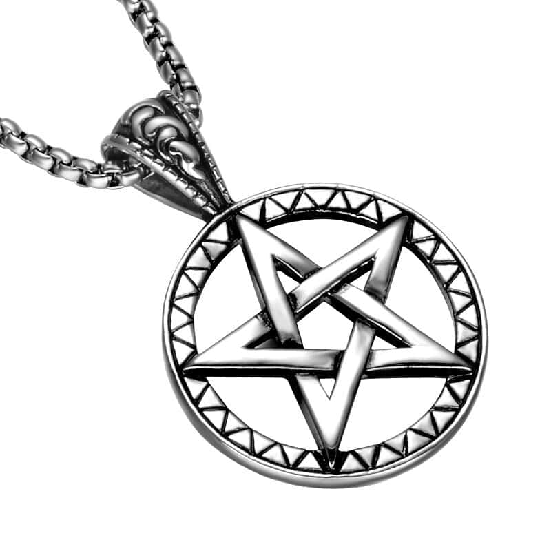 Silver Pentacle Necklace